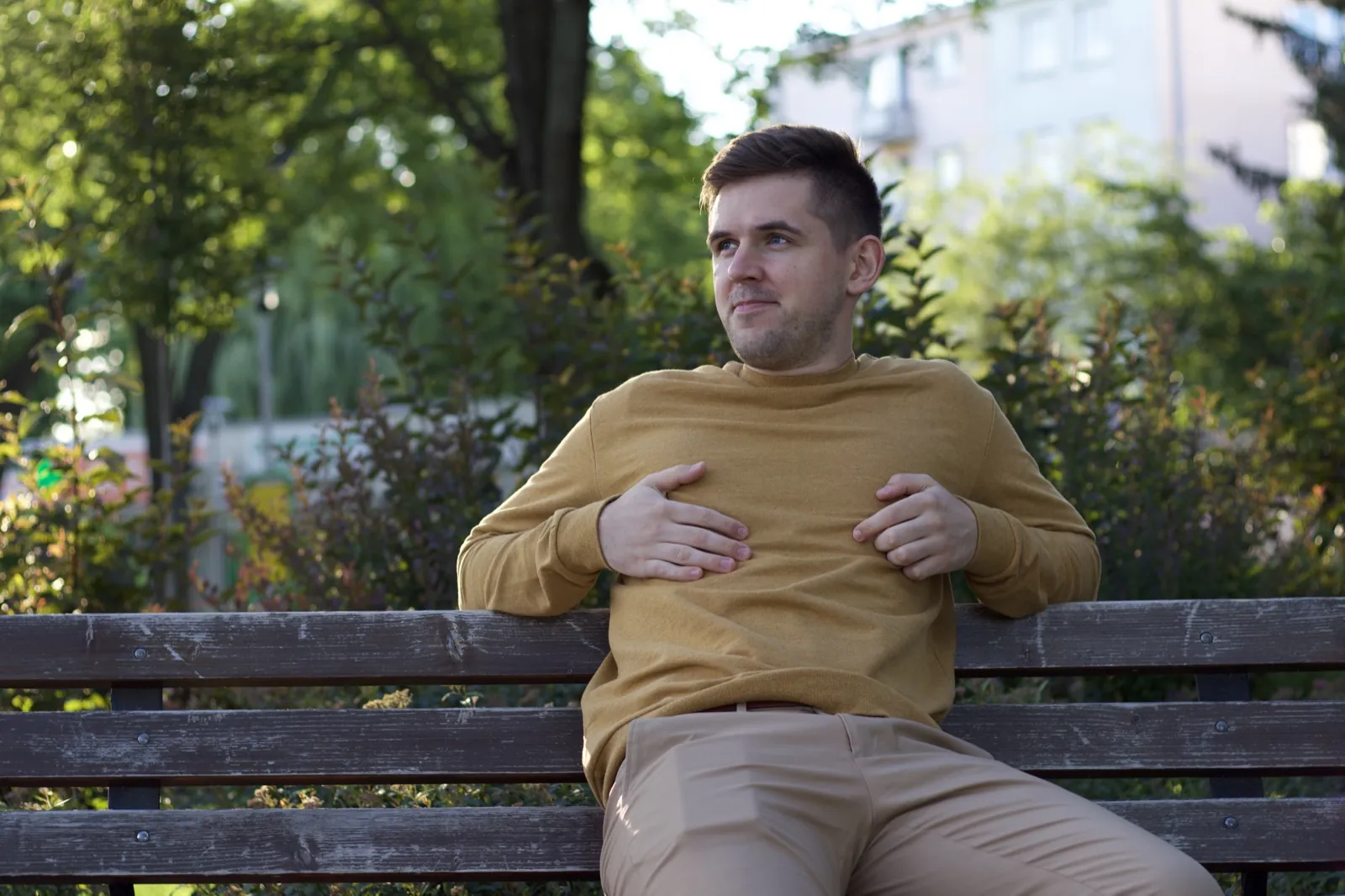 Krystian Magdziarz — casual w parku