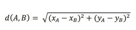 Odleglosc euklidesowa wzor dla r2